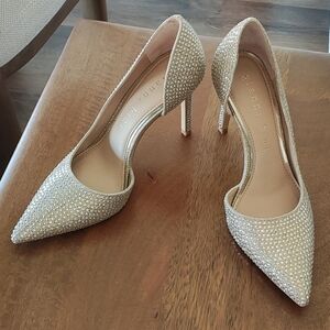 Elegant Gold Stiletto Heels